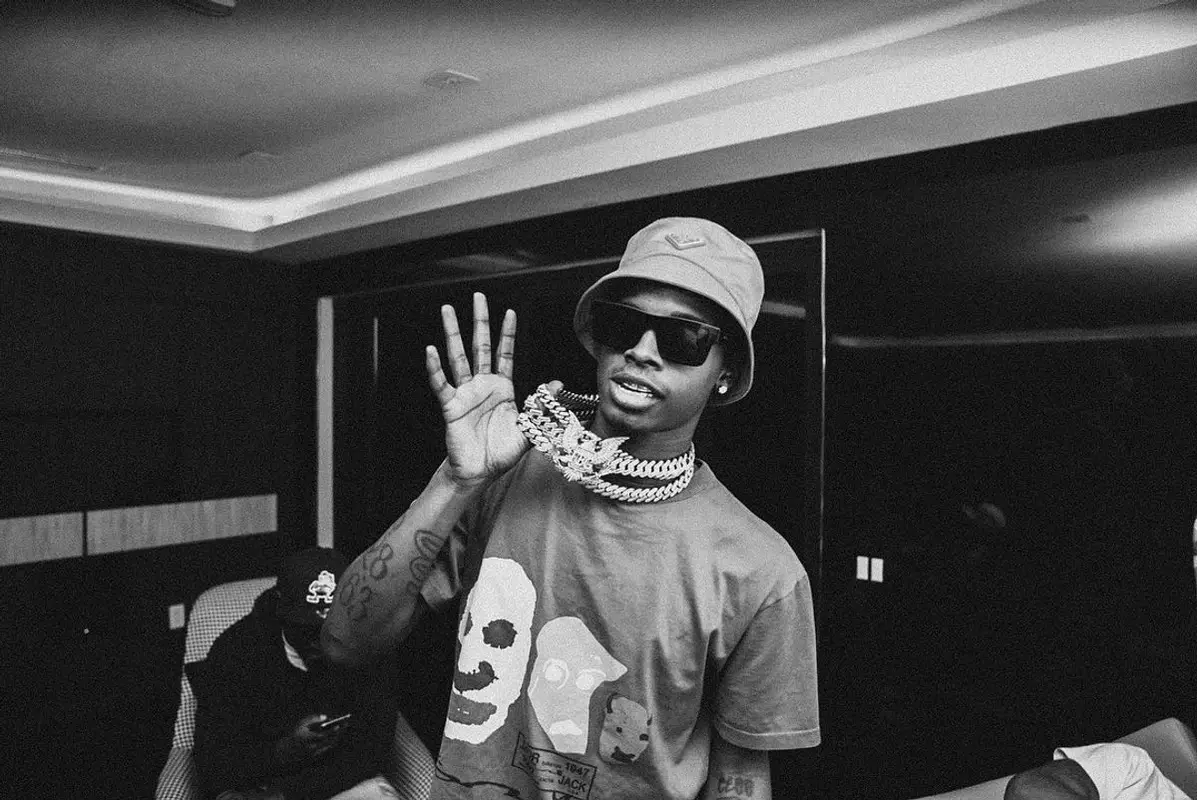 Lil Double 0 outfit in Dior, Prada, and Travis Scott Merch, 2022