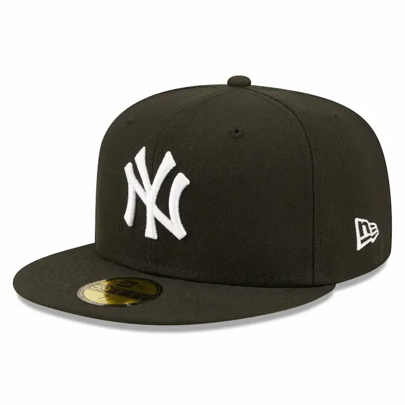 New Era New York Yankees New Era Black Team Logo 59FIFTY Fitted Hat $42