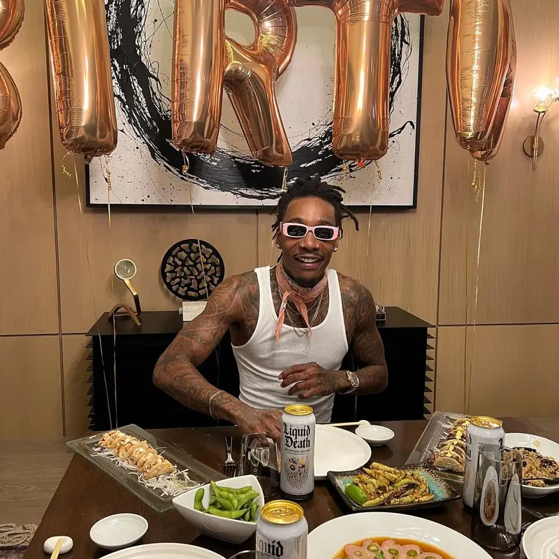 Wiz Khalifa outfit in Balenciaga and Celine, 2022
