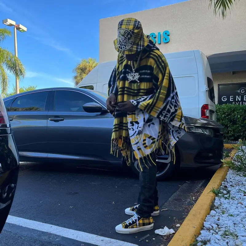 Kodak Black outfit in Dior, 2022