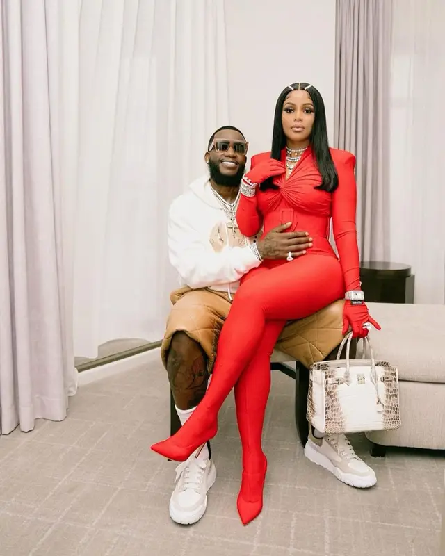 Gucci Mane outfit in Palm Angels, Dries Van Noten, and Celine, 2022