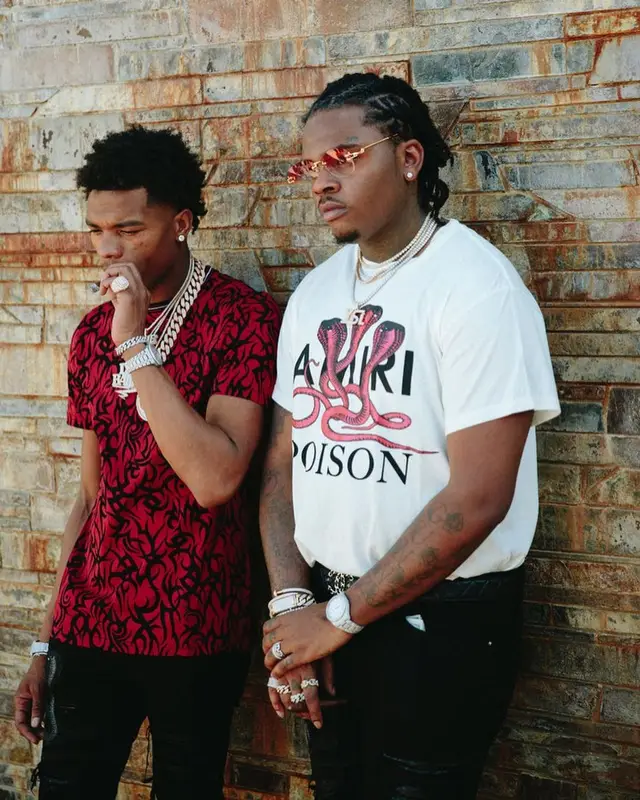 Gunna outfit in Amiri, Chanel, and Cartier, 2018