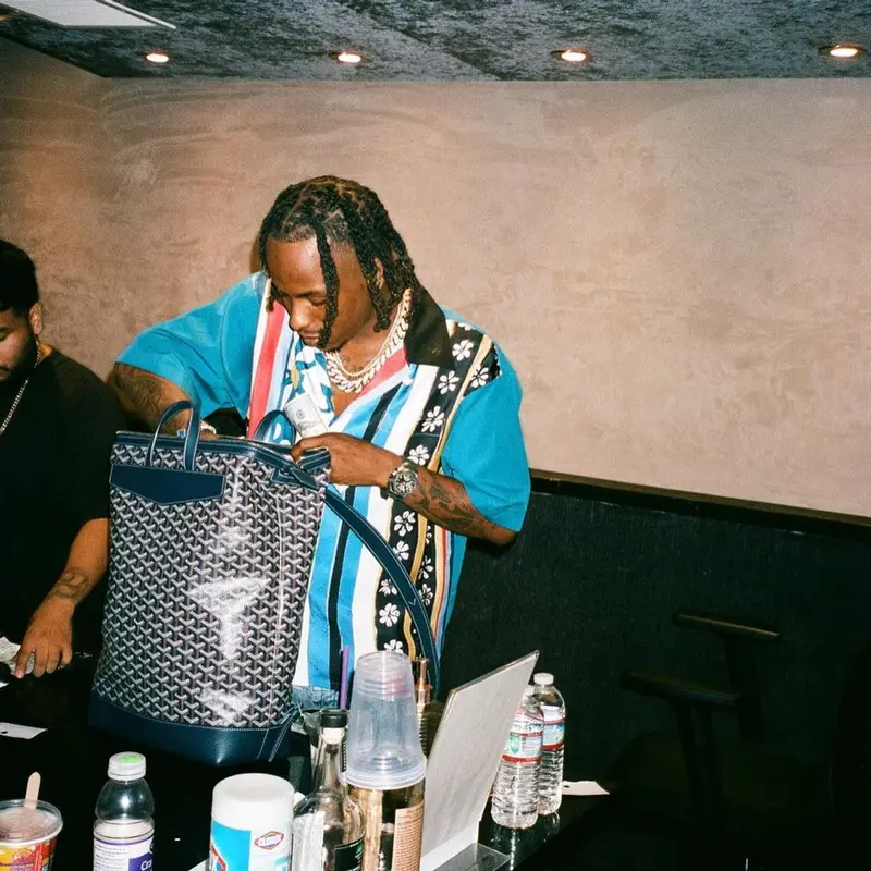 Rich The Kid outfit in Marni, Ksubi, and Van Cleef & Arpels, 2022