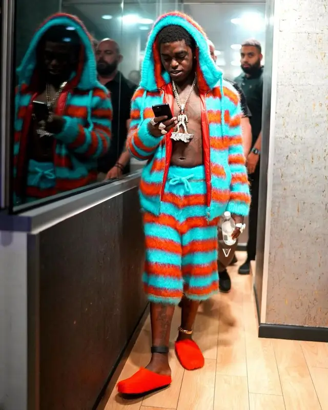Kodak Black outfit in Marni, 2022