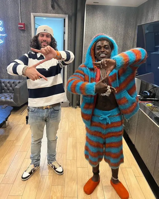 Kodak Black outfit in Marni, 2022