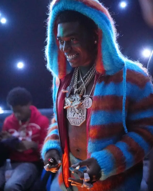 Kodak Black outfit in Marni, 2022