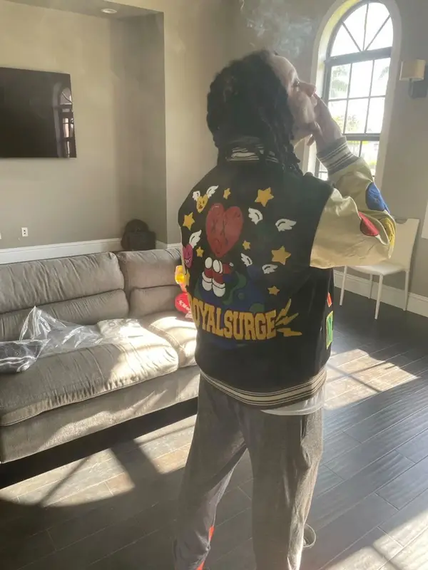 Trippie Redd outfit in Royal Surge, 2022