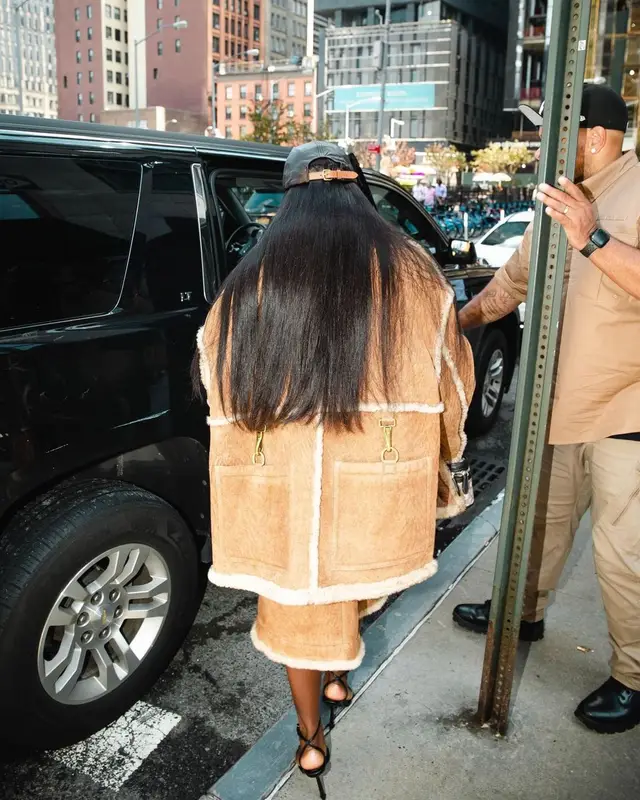 Doechii outfit in Coach and Alexander Wang, 2022