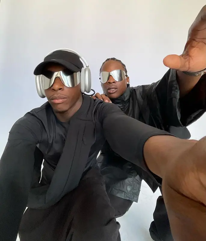 Bloody Osiris outfit in Yeezy, Apple, and Balenciaga, 2022