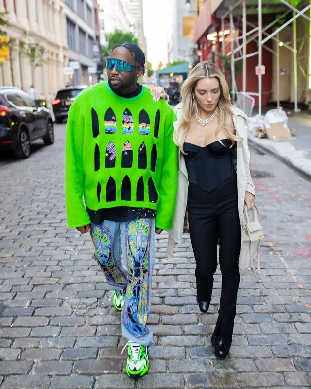 CEO Slow outfit in Balenciaga, Who Decides War, and Louis Vuitton, 2022