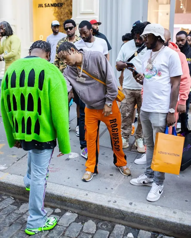 CEO Slow outfit in Balenciaga, Who Decides War, and Louis Vuitton, 2022