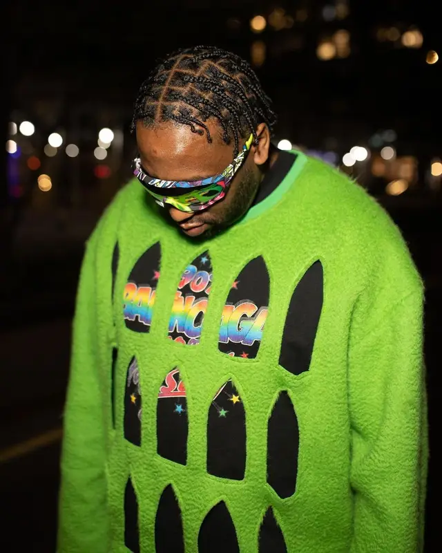 CEO Slow outfit in Balenciaga, Who Decides War, and Louis Vuitton, 2022