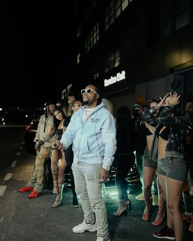 Rowdy Rebel outfit in Gallery Dept., Jordan, and Amiri, 2022