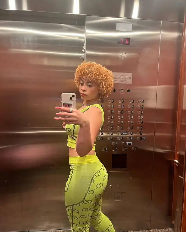 Ice Spice outfit in Gucci, 2022