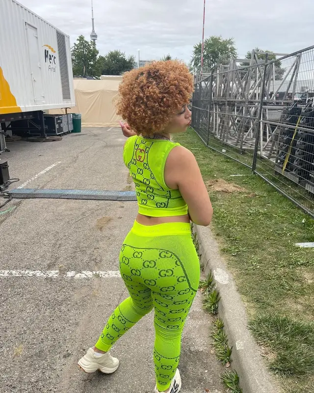 Ice Spice outfit in Gucci, 2022