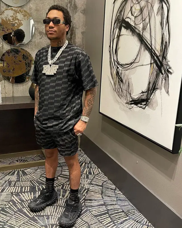 Lil Meech outfit in Balenciaga, 2022