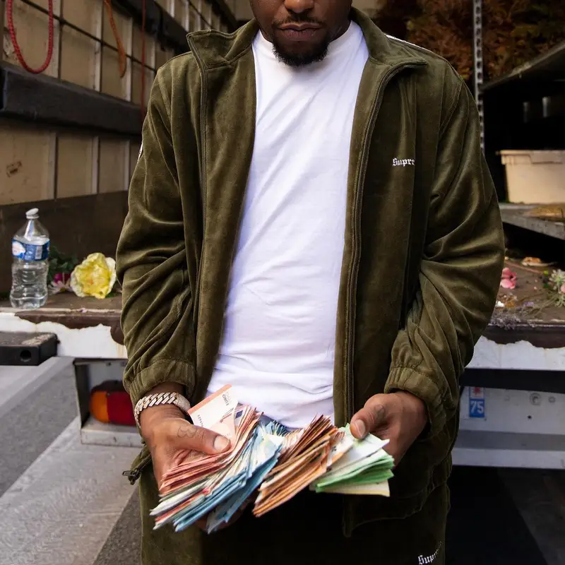 ASAP Ant outfit in Supreme, Prada, and Cartier, 2022