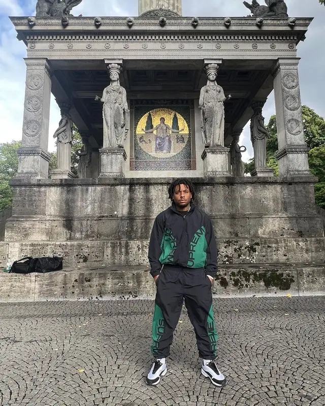 ASAP Ant outfit in Supreme, Nike, and Comme Des Garcons, 2022