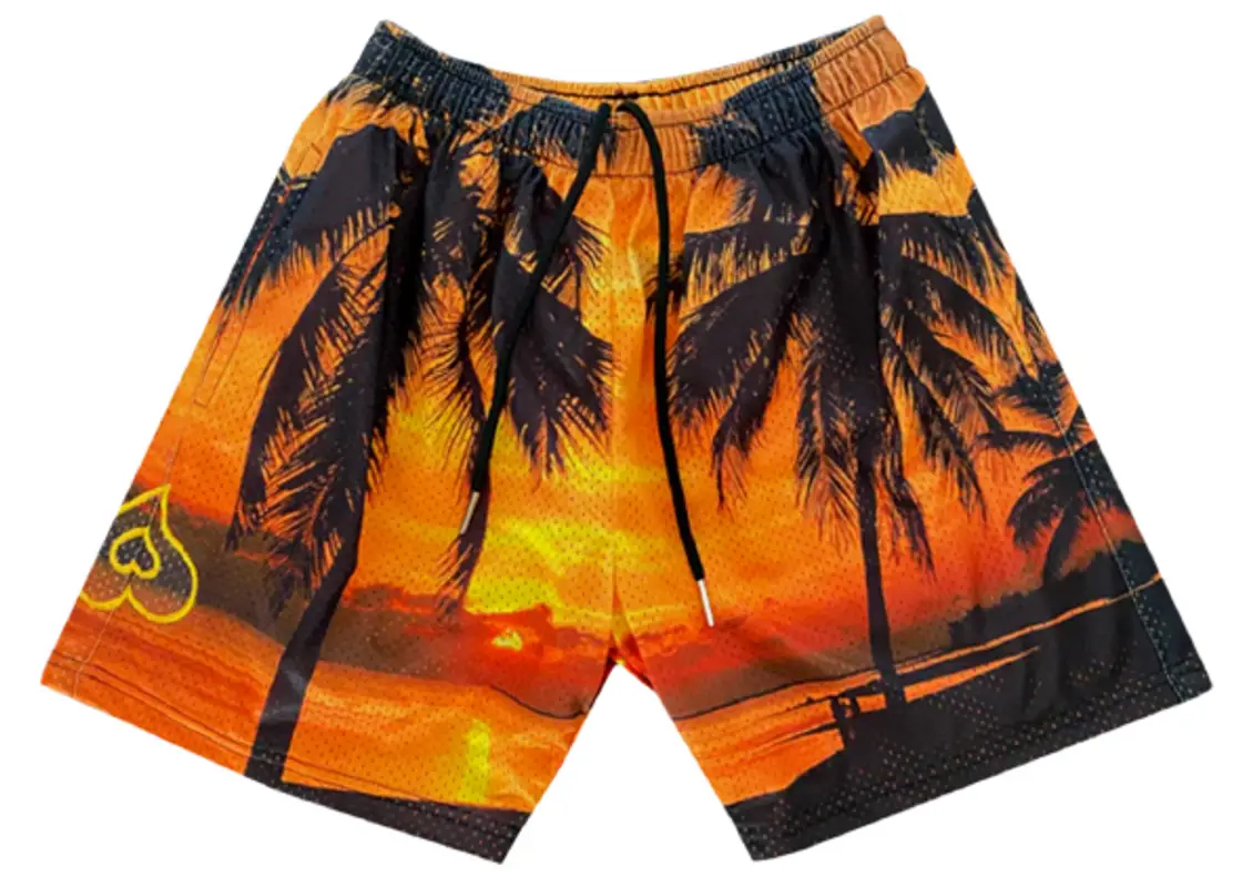 Heart Clothing Heart Calm Settings Mesh Shorts $72
