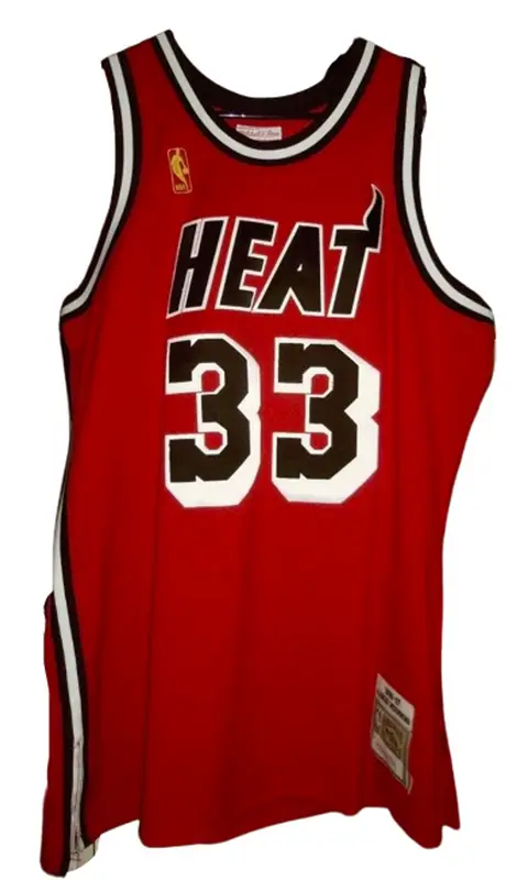 Mitchell & Ness Authentic Alonzo Mourning Miami Heat 1996-97 Jersey