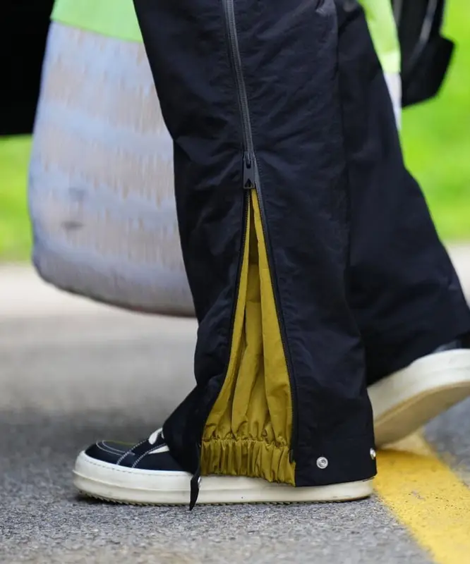Stefon Diggs outfit in Bottega Veneta, Rick Owens, and Burberry, 2022