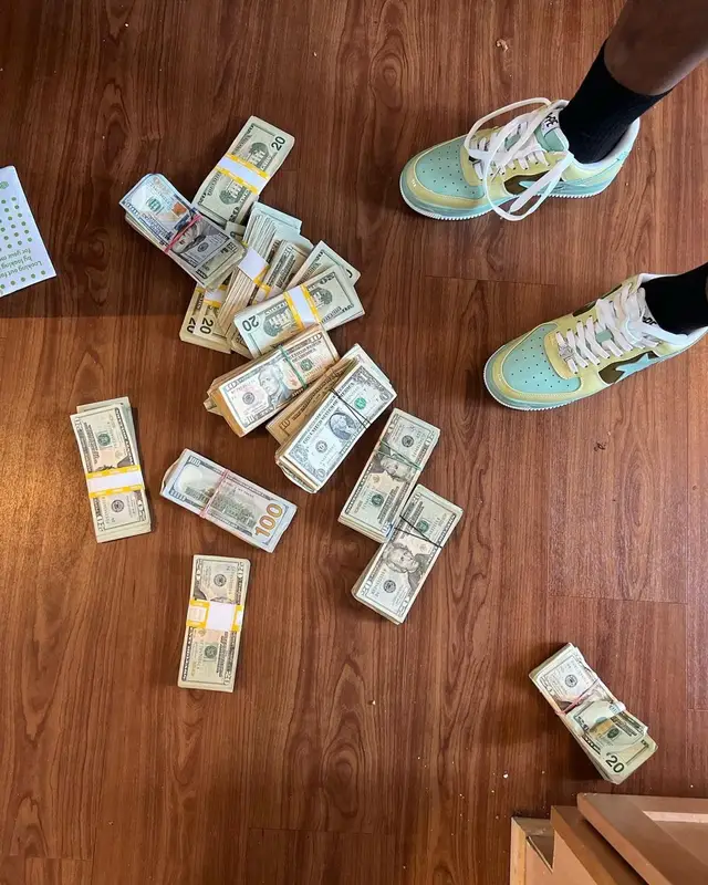 Baby Money outfit in Bape, 2022