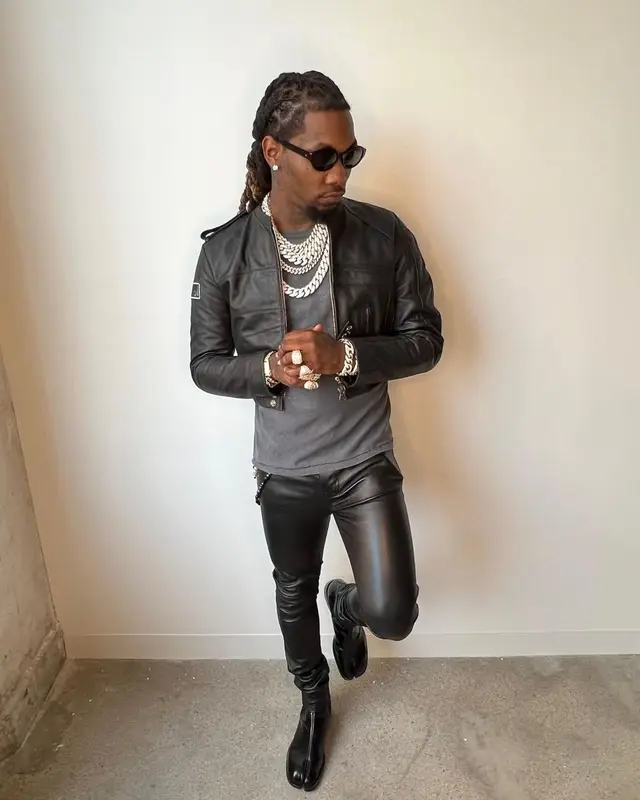 Offset outfit in Marni and Maison Margiela, 2022