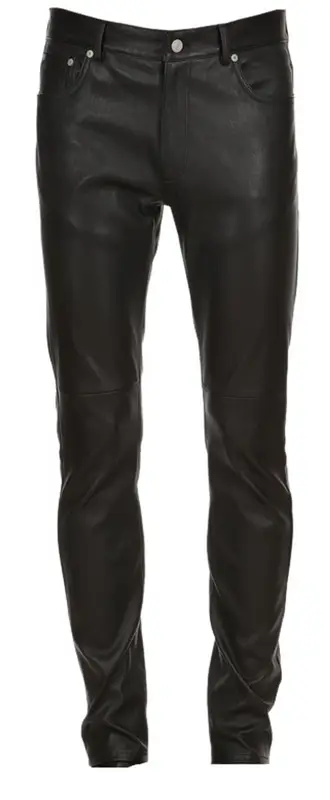 Maison Margiela Black Leather Pants $3565