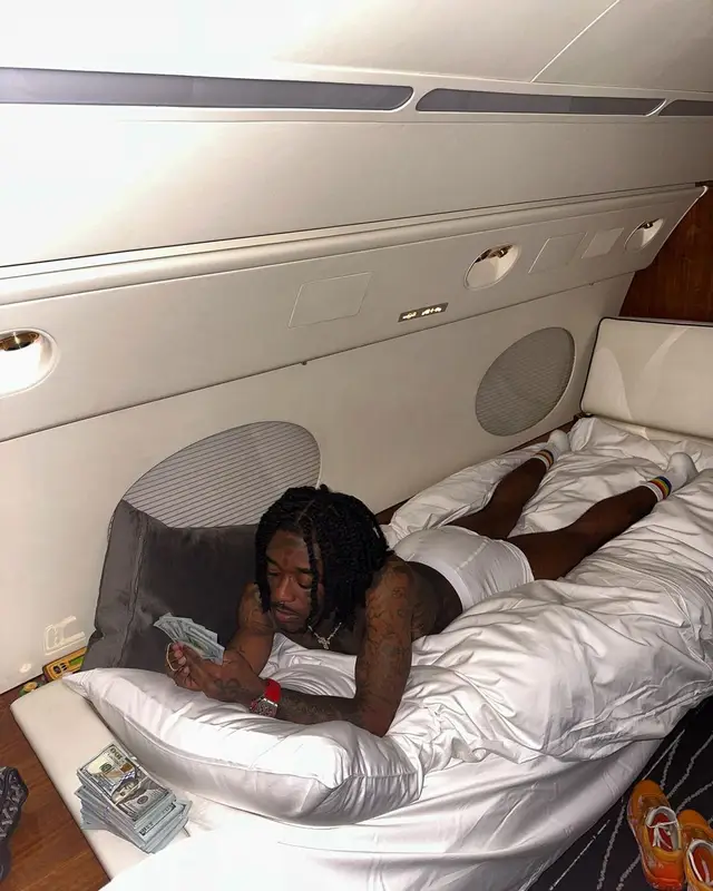 Lil Uzi Vert outfit in Vlone, Prada, and Balenciaga, 2022