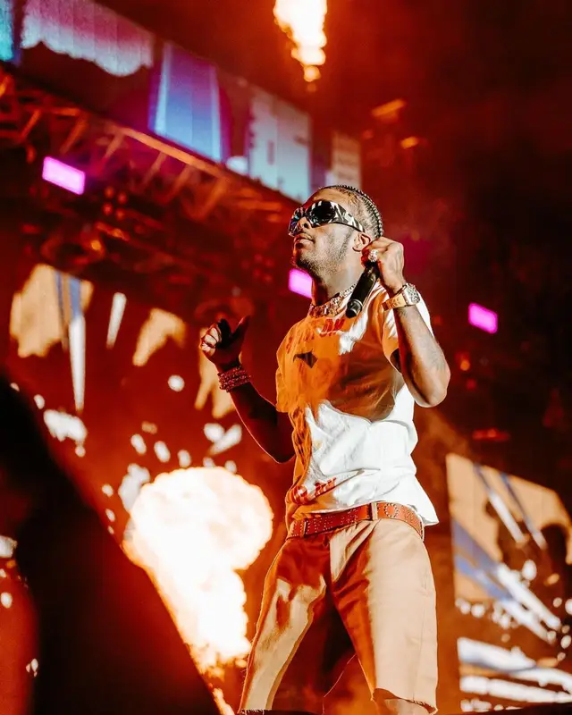 Lil Uzi Vert outfit in Human Made, Balenciaga, and Marni, 2022