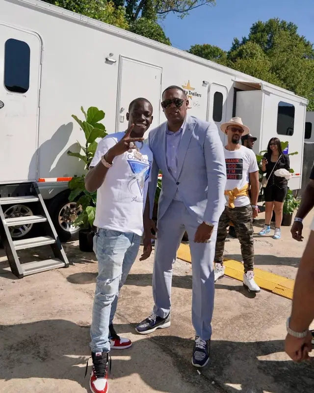 Bobby Shmurda outfit in Casablanca, Rta, and Nike, 2022