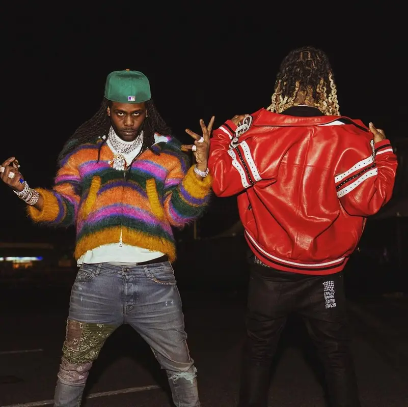 Chief Keef outfit in Marni, Amiri, and New Era, 2022