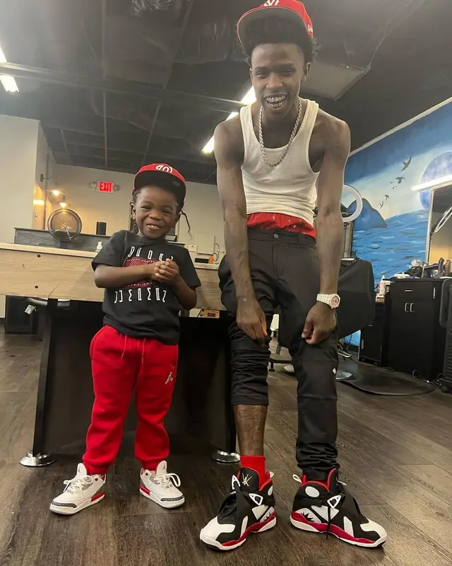 Quando Rondo outfit in Dickies, Jordan, and Polo Ralph Lauren, 2022