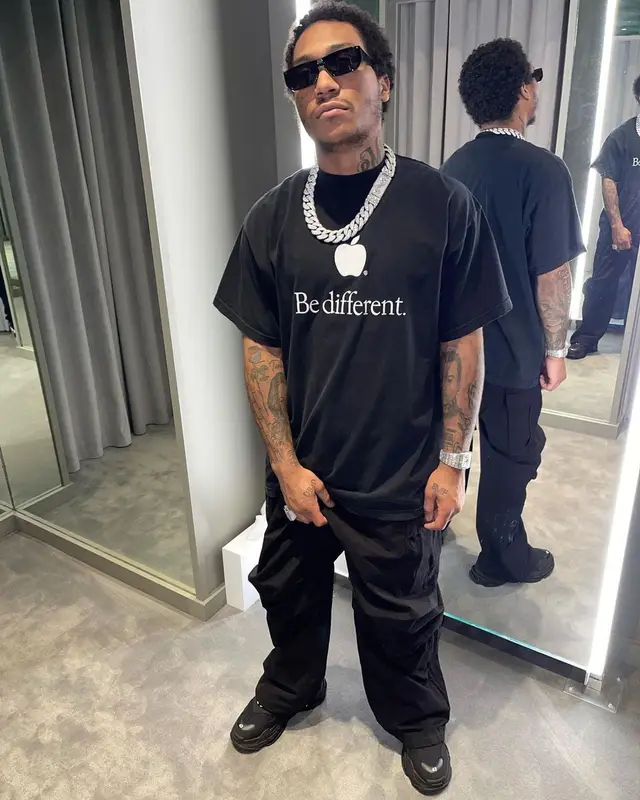 Lil Meech outfit in Balenciaga, 2022