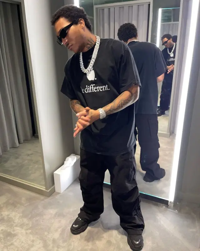 Lil Meech outfit in Balenciaga, 2022
