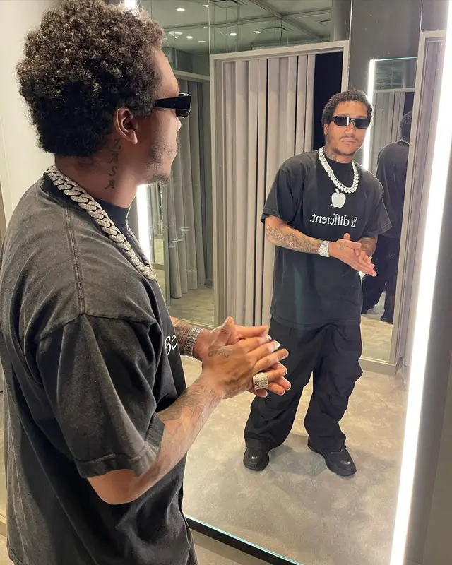 Lil Meech outfit in Balenciaga, 2022