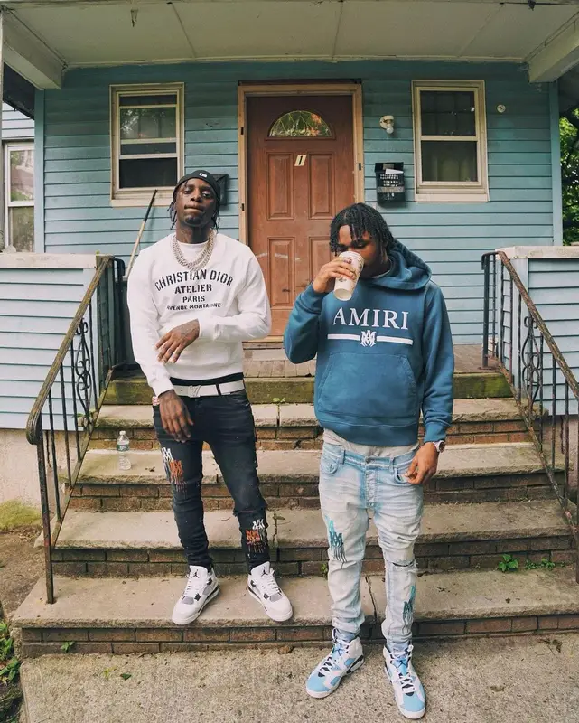 Eli Fross outfit in Off-White, Amiri, and Jordan, 2022
