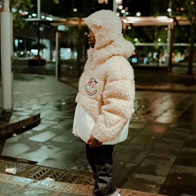 Roddy Ricch outfit in Dior, Louis Vuitton, and Moncler, 2022