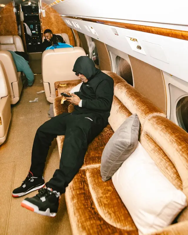 DaBaby outfit in Balenciaga and Jordan, 2022