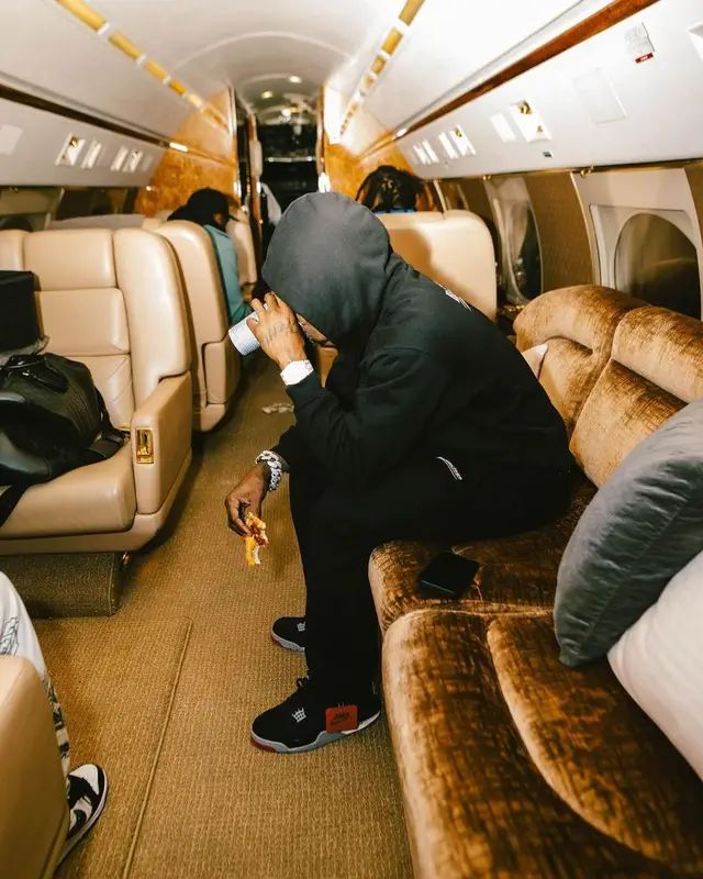 DaBaby outfit in Balenciaga and Jordan, 2022