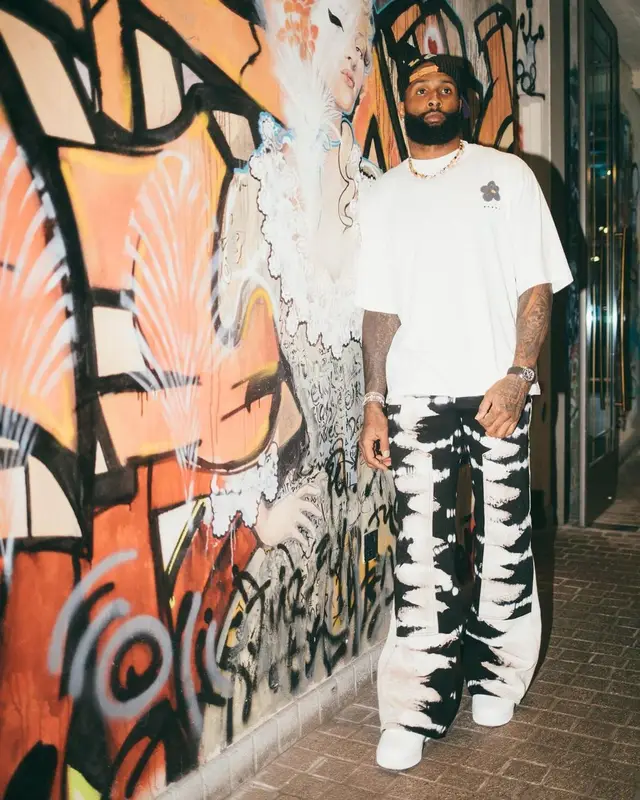 Odell Beckham Jr outfit in Marni, Nike, and Louis Vuitton, 2022