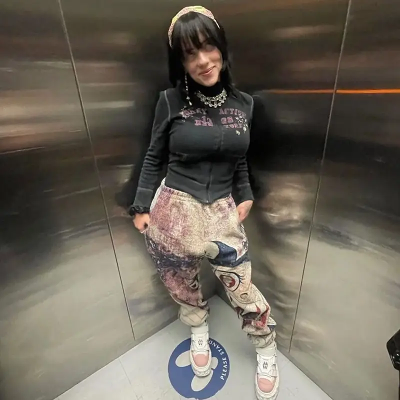Billie Eilish outfit in AceRetroGrade, 2022