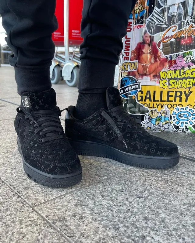 Central Cee outfit in Moncler, Nike, and Louis Vuitton, 2022