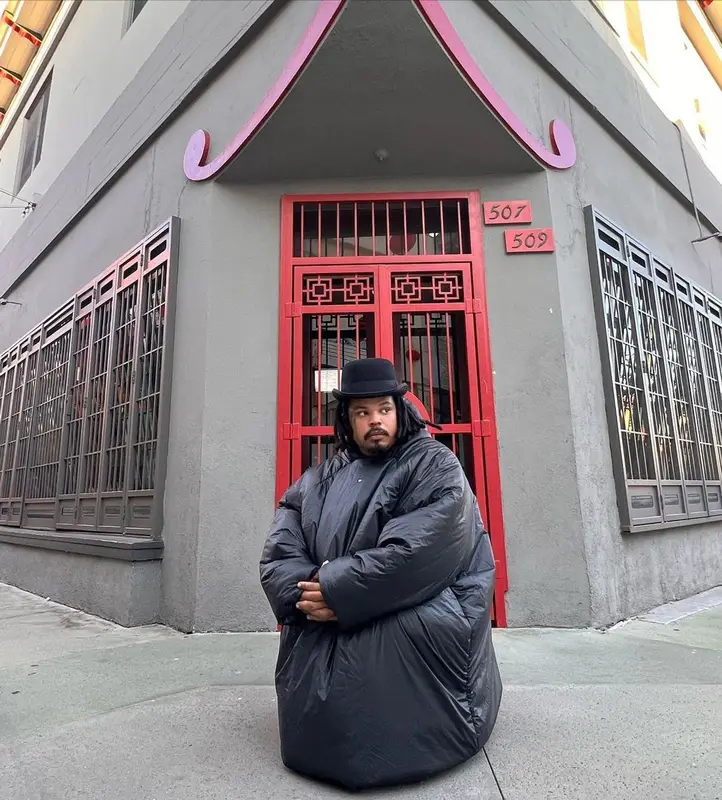 Kerwin Frost outfit in Yeezy, Balenciaga, and GAP, 2022