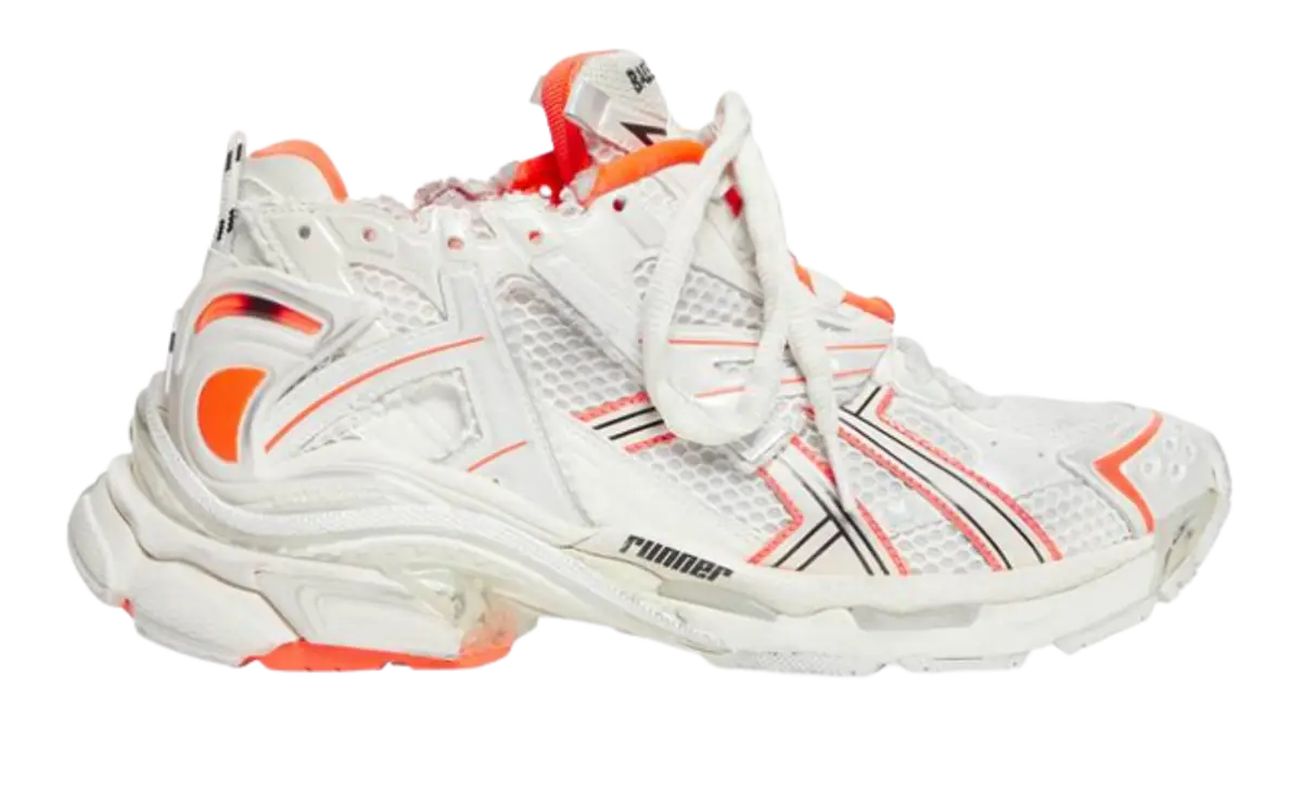 Balenciaga Runner Neon Orange Sneakers $1150