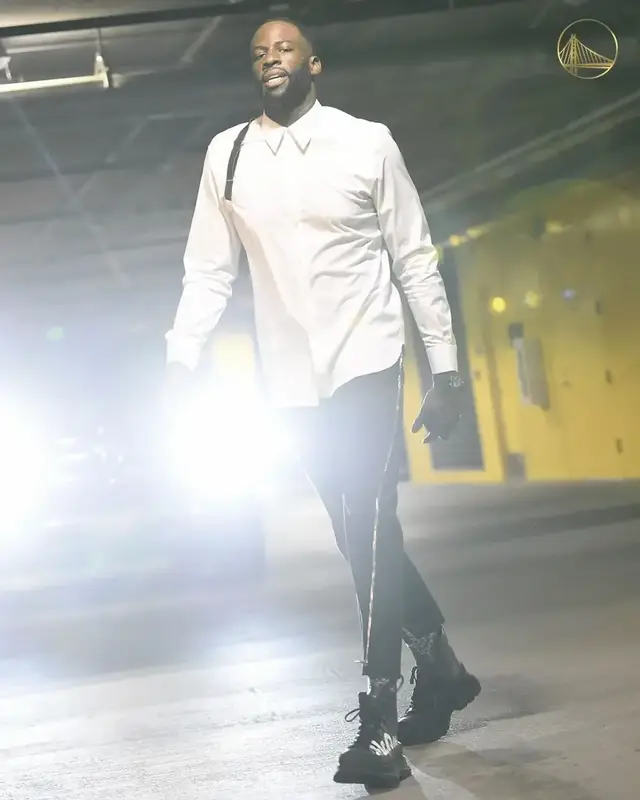 Draymond Green outfit in Alexander McQueen, 2022