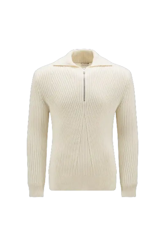 Moncler White Wool Sweater $940