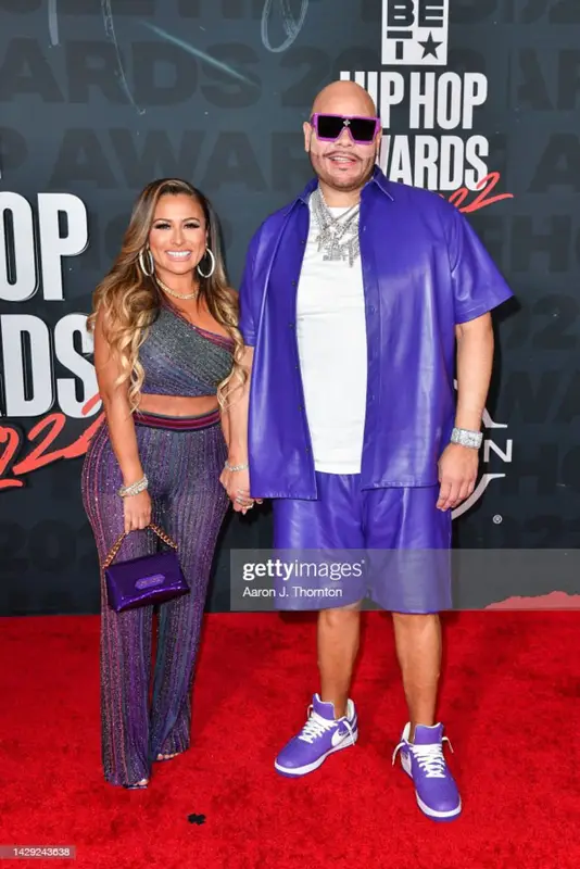 Fat Joe outfit in Nike and Louis Vuitton, 2022