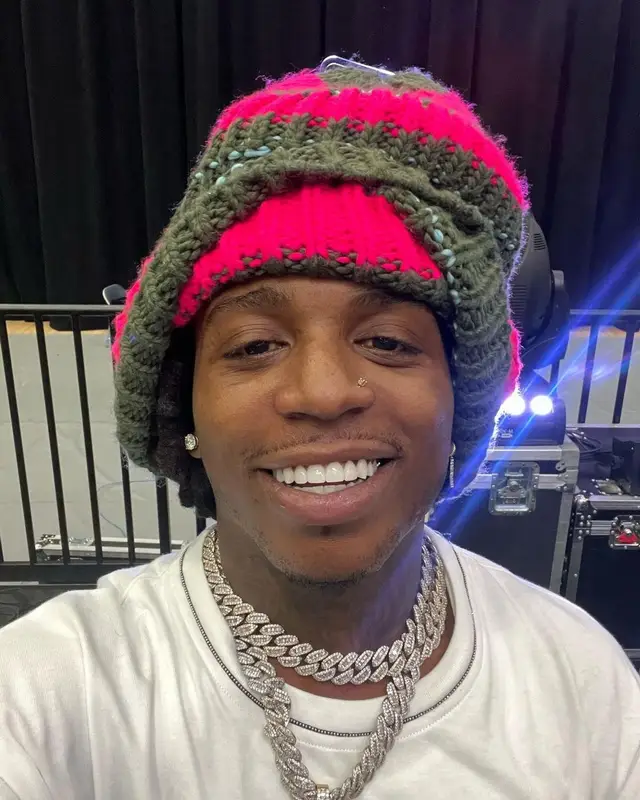 Jacquees outfit in Marc Jacobs and Alexander McQueen, 2022