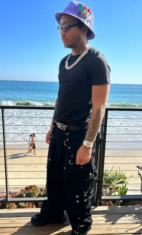 Lil Meech outfit in Balenciaga and Gallery Dept., 2022